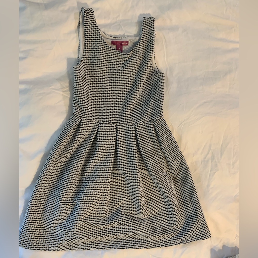 Aqua dress girl